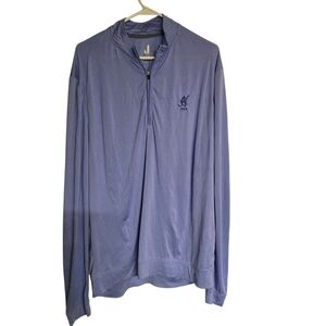 Johnnie-O Men's Lavender Lightweight Flex Quarter Zip Size Medium